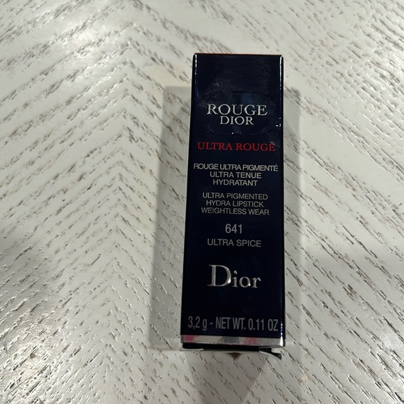 NWOT Rouge Dior Ultra Rouge Lipstick - 641 Ultra Spice - 0.11 oz Lipstick - Picture 4 of 11